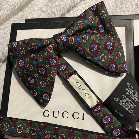 red gucci bow tie price|Gucci bow tie sale.